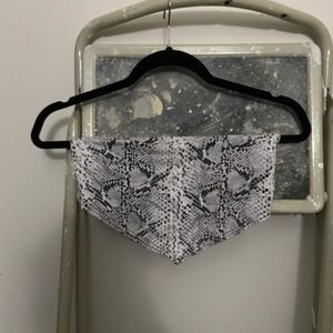 Forever 21, Cropped Snake Skin Strapless Top